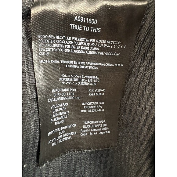 VOLCOM Frickin' Chino A091160 Men's Walking Skateboard Grey Shorts Sz. 33 - Picture 5 of 9